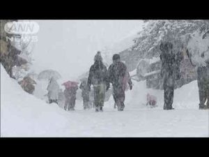 今季最強寒波で記録的大雪　日本海側は冬の嵐に警戒(2025年2月6日)ANNnewsCH