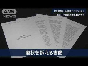 「生活費ギリギリだった」情状酌量を訴えたけど…水原一平被告に禁錮4年9カ月【報道ステーション】(2025年2月7日)ANNnewsCH