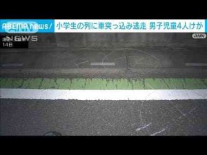 ニュース動画 | 「降りてきてごめんねって…」小学生の列に車で突っ込んだ男逃走　埼玉・三郷市(2025年5月14日)【YouTubeおすすめ】