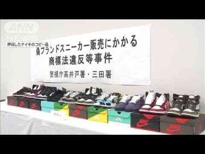 ニュース動画 | 「ナイキ」コピー品を売却か…1足10万円以上も　男女逮捕(2025年5月7日)【YouTubeおすすめ】