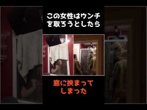 窓に挟まった女性の珍事件！驚きの瞬間を動画で解説 – 炎上リサーチ